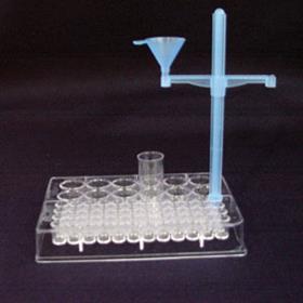 Figure 1 - Microfiltration setup for preparing soluble salts