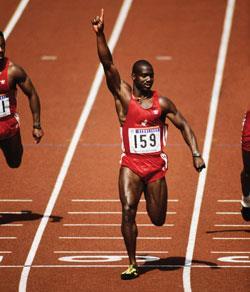 the 100-m sprint at the olympics