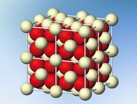 The crystal structure of cerium oxide