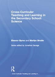 cover of Cross-curricular teaching and learning in the secondary school: science