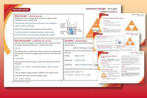 Student and teacher sheets on orange-red background