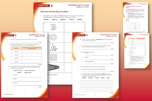 Example pages from the student worksheets and teacher notes that make up this resource
