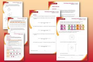 Example pages from the student worksheet and teacher notes that make up this resource