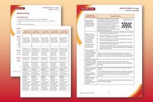 Example pages from the student worksheets and teacher notes that make up this resource