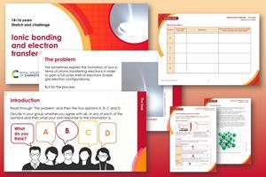 Example pages from the student worksheet and teacher notes that make up this resource