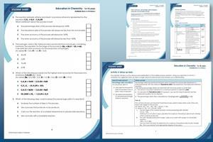 Example pages from the student worksheet and teacher notes that make up this resource