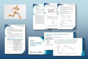 Previews of the The hunt for vitamin C slides, student sheets, teacher and technician notes