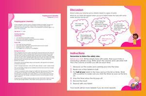 Example pages from teacher notes and classroom slides that make up this resource