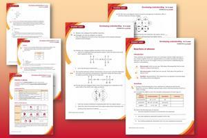 An example of pages from the resource featuring student worksheet and teacher guidance