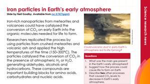 Preview image of the the formation of the Earth's atmosphere summary slide