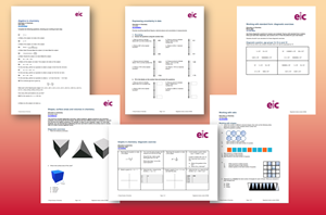  Example pages from the worksheets in this series of resources
