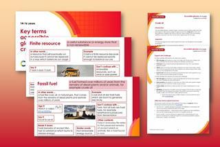 A collection of screenshots showing teacher notes and student slides