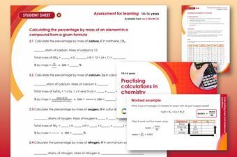 Practising calculations in chemistry