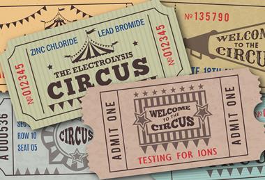 An illustration of circus tickets