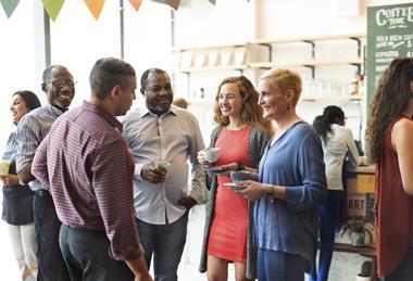 People at event