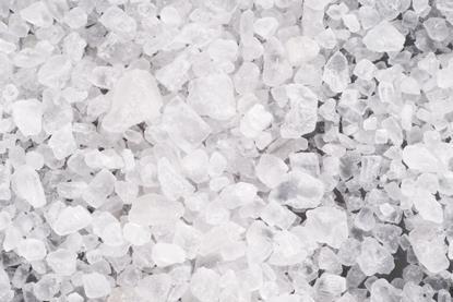 Sea salt crystals