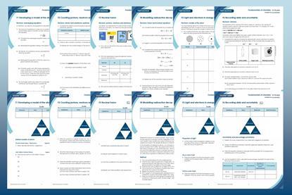 Example pages from the preparation worksheets and student sheets that are offered for each module in this short course