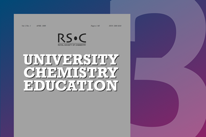 The cover of volume 3, featuring a former RSC logo and the journal title, against a blue background