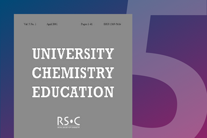 The cover of volume 5, featuring a former RSC logo and the journal title, against a blue background