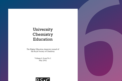 The cover of volume 6, featuring a former RSC logo and the journal title, against a blue background