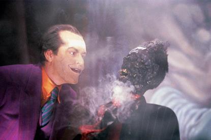 Batman's the Joker with a burned corpse