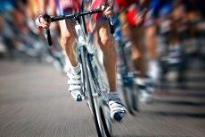 Bike in cycling race