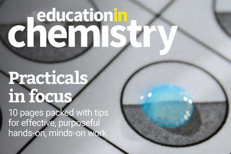 A preview of the EiC July 2025 issue cover, with a microscale experiment