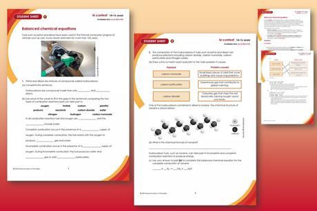 Balanced chemical equations | 14–16 years | Teaching resources | RSC ...