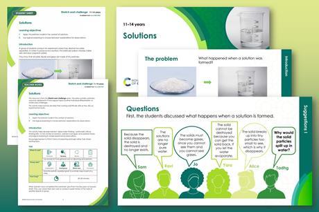 Solutions | 11–14 years | Teaching resources | RSC Education