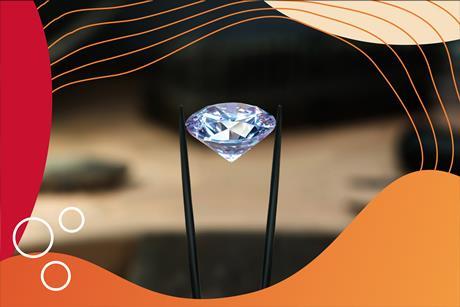 A brilliant diamond