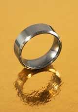 A platinum ring