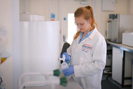 Photo of a nuclear chemist