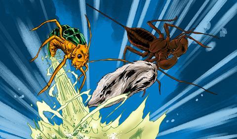 Venomous arthropods as comic book heroes