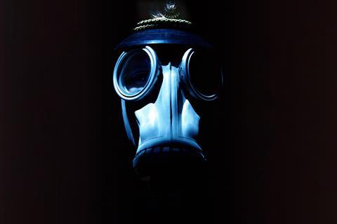 An image showing a mask against chemical weapons