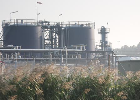 View of a large biorefinery