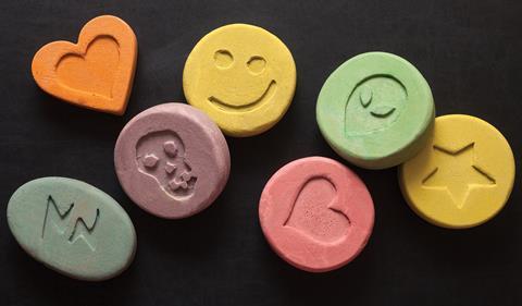 Seven coloured pills
