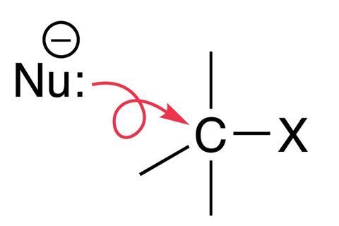 Curly arrow used in reaction mechanisms