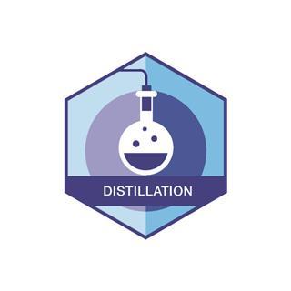 Distillation badge