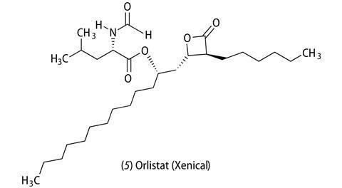 (5) orlistat (xenical)