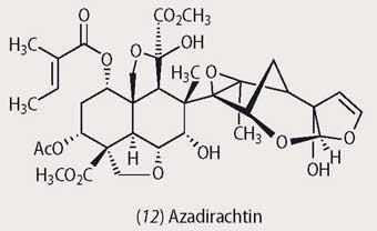 Structure of azadirachtin