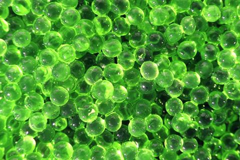 Shiney small green balls