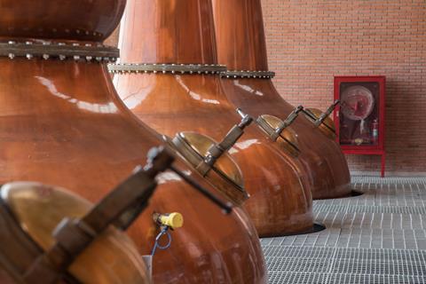 An image showing a distillery factory for Maltwhisky , Kampangphet, Thailand