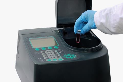A spectrophotometer