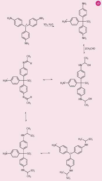 Scheme 3 - Schiff's test - reaction mechanism