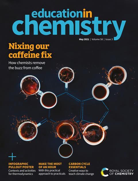 The Education in Chemistry May 2021 cover