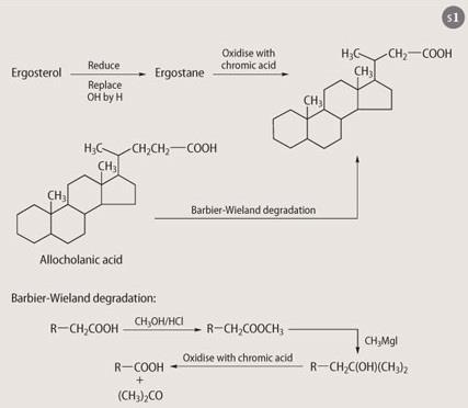 Scheme 1 - Chuang's work on ergosterol's carbon framework