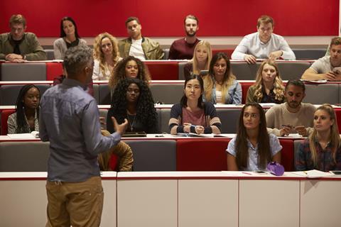 A university lecture hall