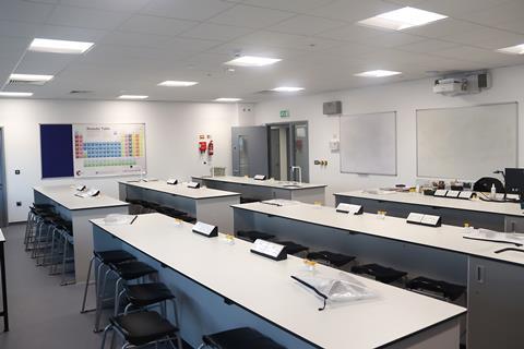 A modern school lab