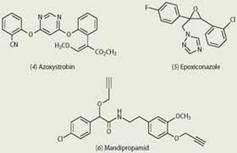 Azoxystrobin, Epoxiconazole and Mandipropamid chemical compounds