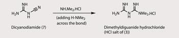(7) dicyanodiamide and dimethyldiguanide hydrocloride